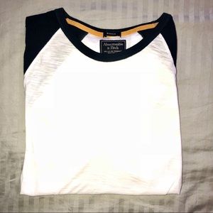 A&F Baseball Tee - Size M